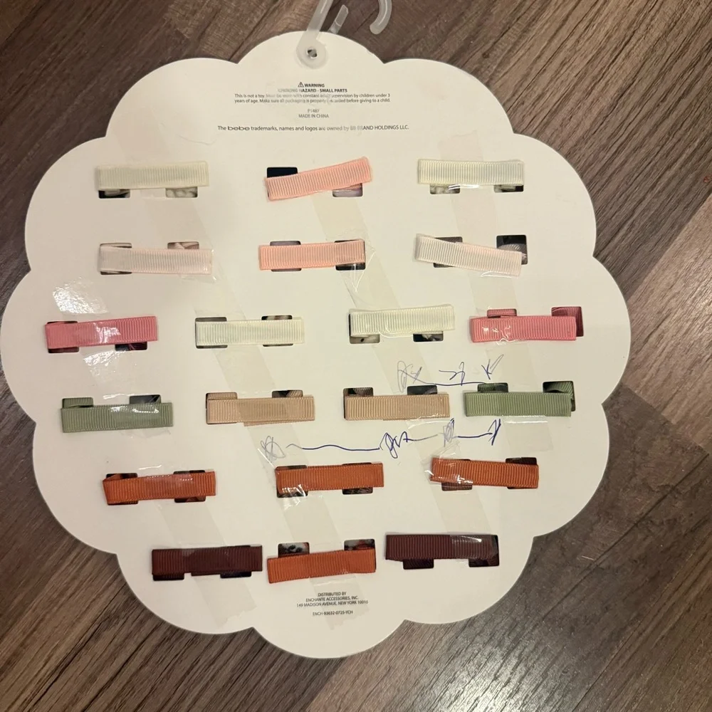 bebe Multicolor Hair Bow Set
